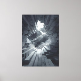 The Shape of Collapsed Steps × The Shape of Layere Leinwanddruck