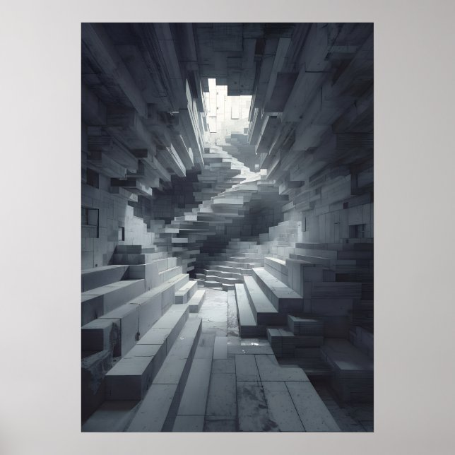 The Shape of Collapsed Steps × The Shape of Layere Poster (Vorne)