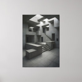 The Shape of Silent Blocks × The Shape of Withheld Leinwanddruck