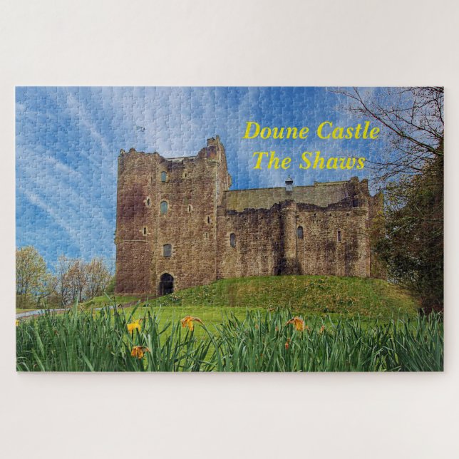 The Shaws' Scottish Doune Castle Foto (Horizontal)