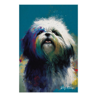 The Shih Tzu Dog - Composition 006 Poster
