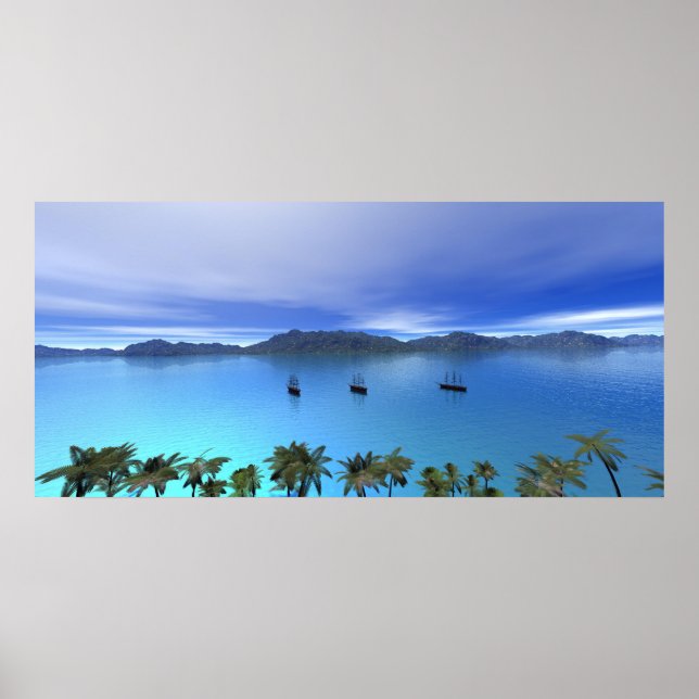 The Ships at the Bay Poster (Vorne)