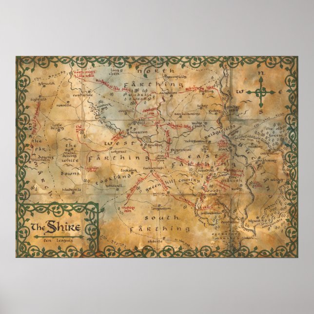 THE SHIRE™ POSTER (Vorne)