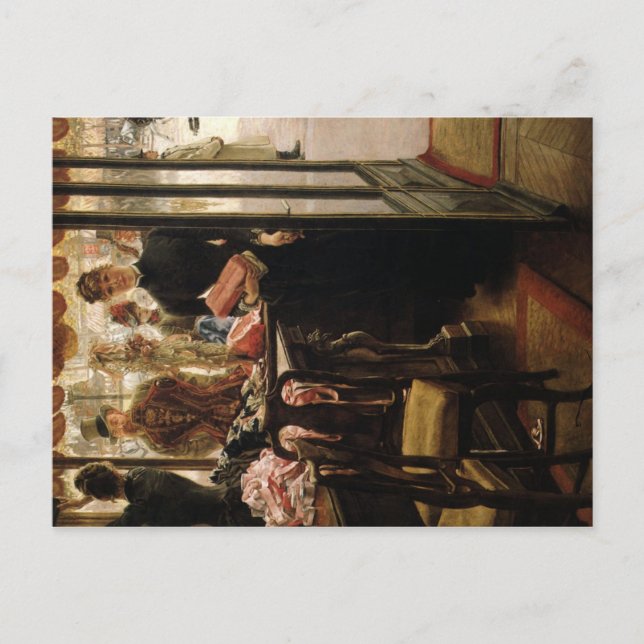 The Shop Girl - Tissot Postkarte (Vorderseite)