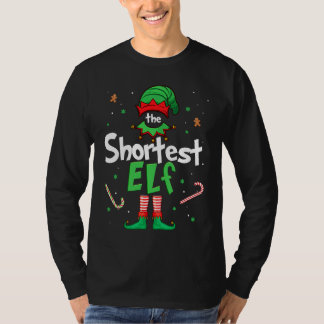 The Shortest Elf Xmas Matching Christmas For Fami T-Shirt