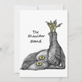 The Shoulder Stand Feiertagskarte