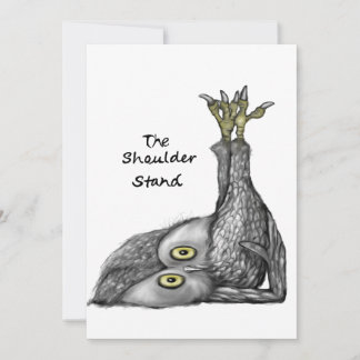 The Shoulder Stand Feiertagskarte