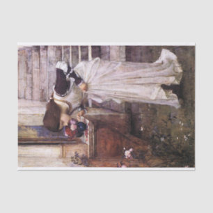 The Shrine, von John William Waterhouse - 1895 Seidenpapier