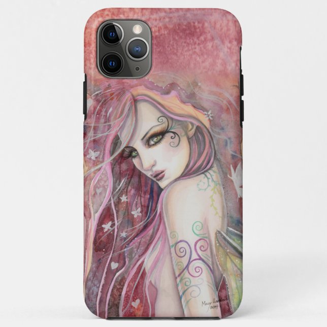 The Shy Flirt Fairy Fantasy Art von Molly Harrison Case-Mate iPhone Hülle (Rückseite)