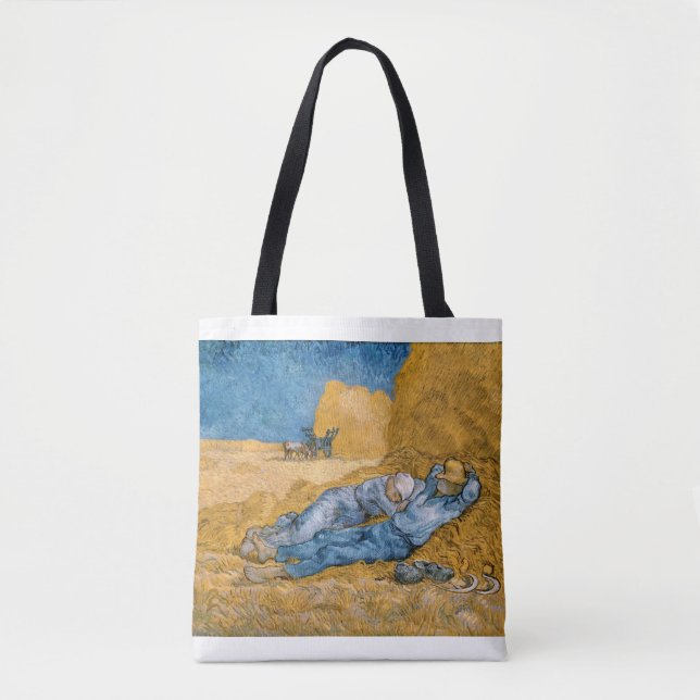 The Siesta 1890 by Vincent van Gogh Tasche (Vorderseite)