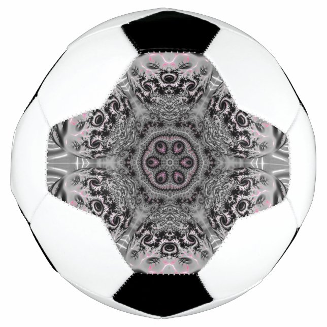 The Silver Fractal Garden Fußball (Vorderseite)