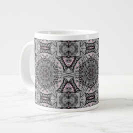 The Silver Fractal Garden Jumbo-Tasse