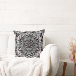 The Silver Fractal Garden Kissen