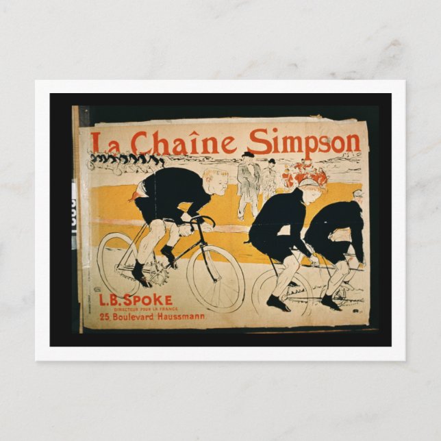 'The Simpson Chain', Paris (color litho) Postkarte (Vorderseite)