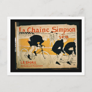 'The Simpson Chain', Paris (color litho) Postkarte