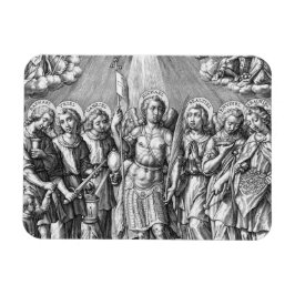 The Siven Archangels (M 034; Gravur) Magnet