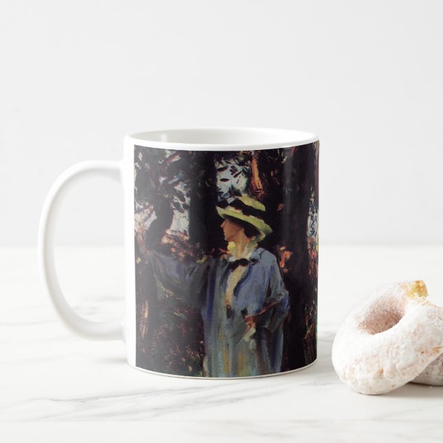 The Sketchers von John Singer Sargent Kaffeetasse (Mit Donut)