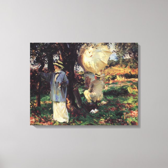 The Sketchers von John Singer Sargent Leinwanddruck (Vorderseite)