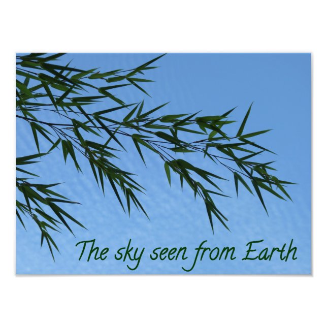 The sky seen from Earth Fotodruck (Vorne)