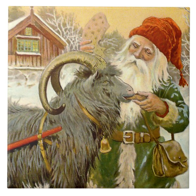 "The Sled Goat" von Jenny Nystrom Fliese (Vorderseite)