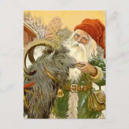 "The Sled Goat" von Jenny Nystrom Postkarte