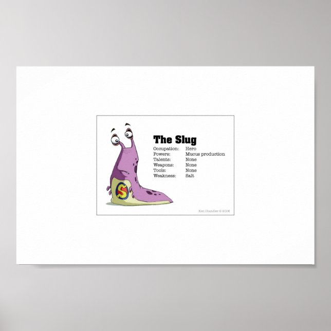 The Slug: Heldenprofil Poster (Vorne)