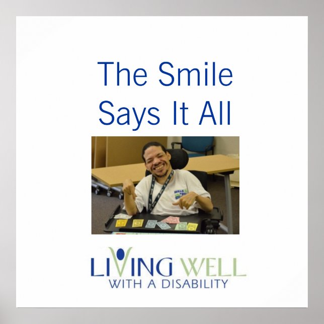 The Smile Says It All Poster (Vorne)