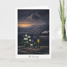 The Snowdrop — Modern Botanical Reinterpretation Karte