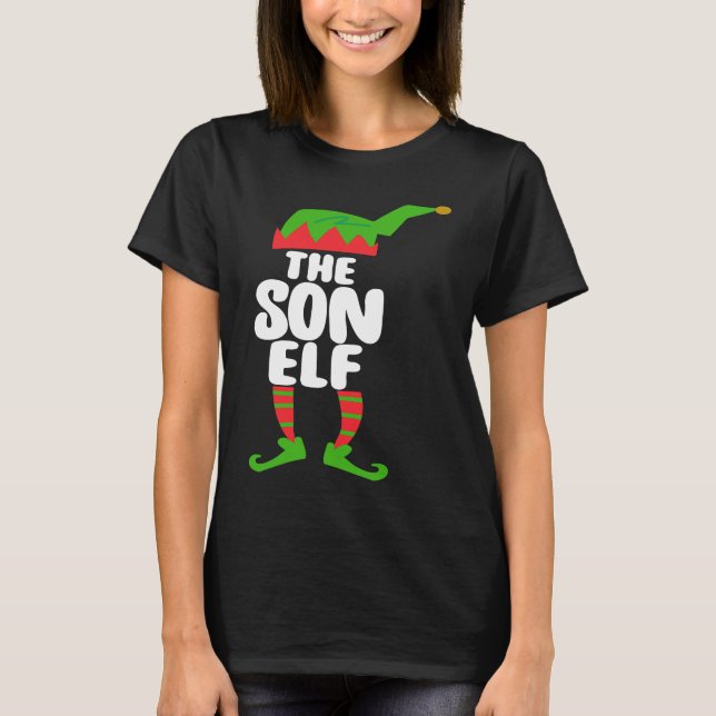 The Son ELF  Christmas Holiday T-Shirt (Vorderseite)