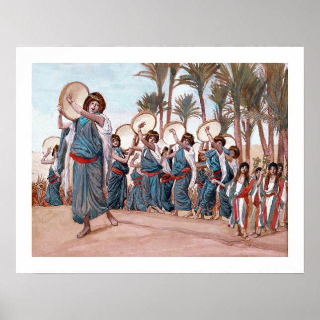 "The Songs of Joy" Pessach Geschenkkunst drucken Poster (Vorne)