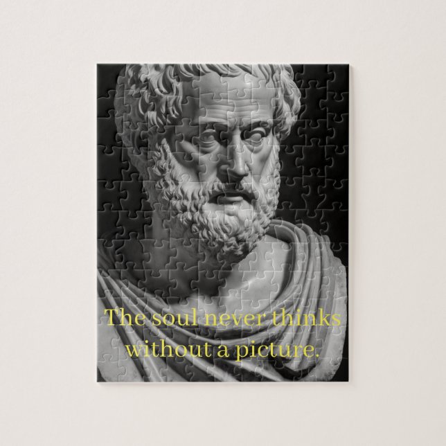 The Soul never thinks without a picture (Vertikal)