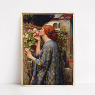 The Soul of the Rose by John William Waterhouse Poster