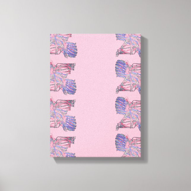 The Soul's Tangle: Modern Expressionist Print Leinwanddruck (Vorderseite)