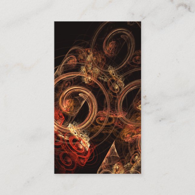 The Sound Abstrakt Art Business Card Visitenkarte (Vorderseite)