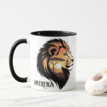 The Sovereign Lion Savannah Sunset