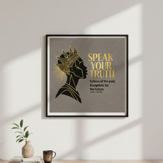 The Sovereign Voice: Echoes & Blueprints Poster