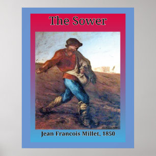 The Sower 1850 Poster