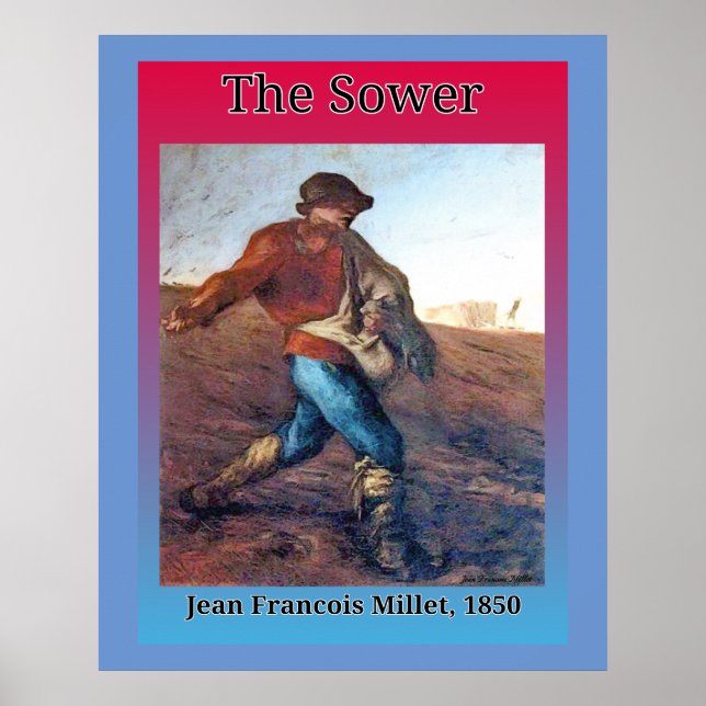 The Sower 1850 Poster (Vorne)