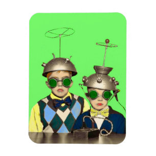 The Space Cadet Brothers drucken Magnet