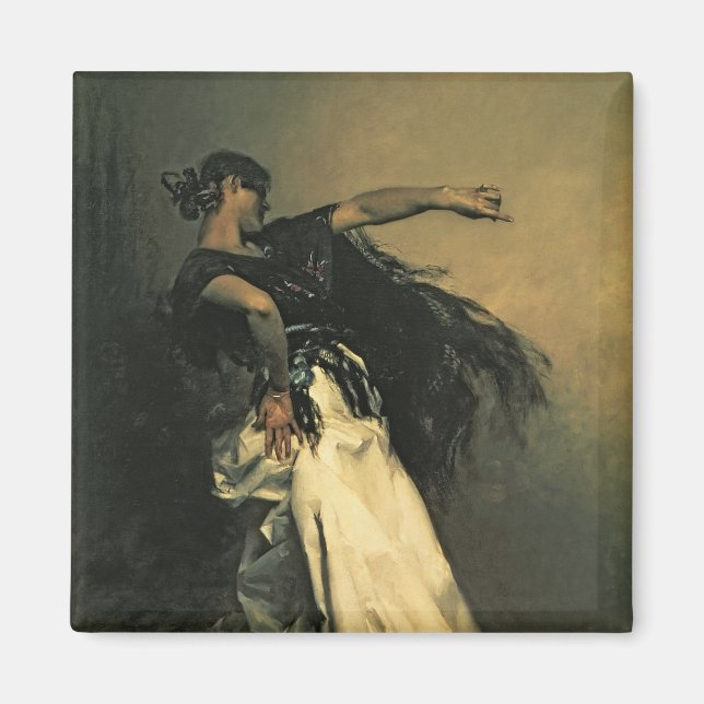 The Spanish Dancer, study for 'El Jaleo', 1882 Magnet (Vorne)