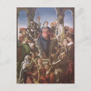 The Spirit of Chivalry, c.1845 Postkarte