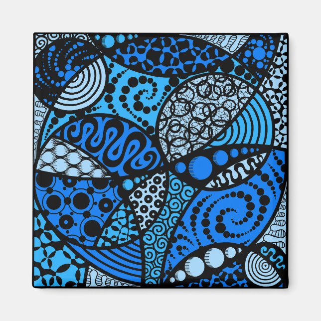 "The Spirit" Square Magnet (Vorne)