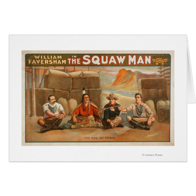 "The Squaw Man" - Le Pipe de la Paix Théâtre (Devant horizontal)