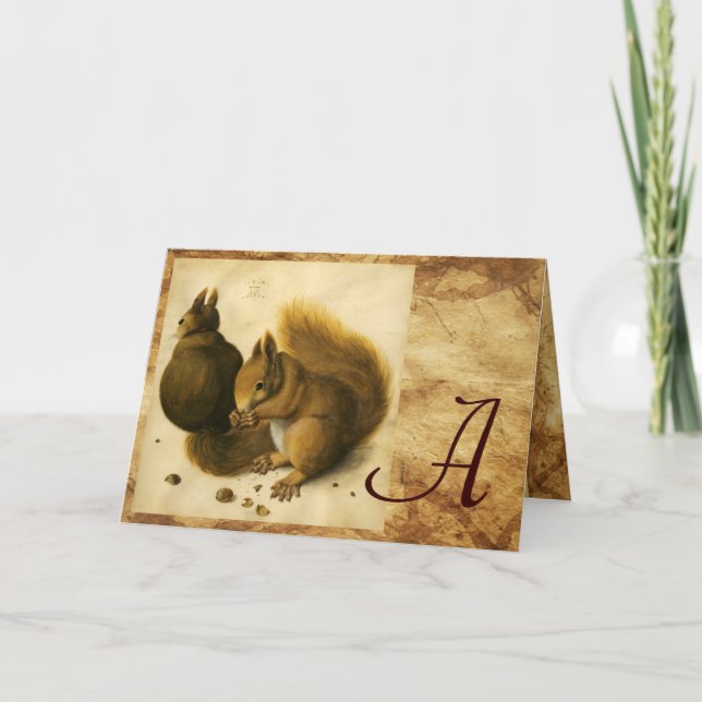 THE SQUIRREL WITH NUTS MONOGRAM (Vorderseite)