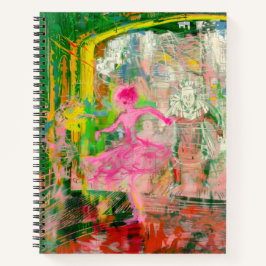 The Stalker - Neon Ballet Chaos Notizbuch