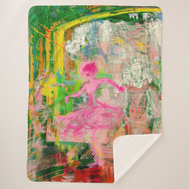 The Stalker - Neon Ballet Chaos Sherpadecke (Vorderseite)