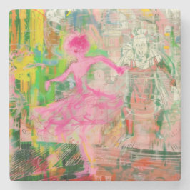 The Stalker - Neon Ballet Chaos Steinuntersetzer