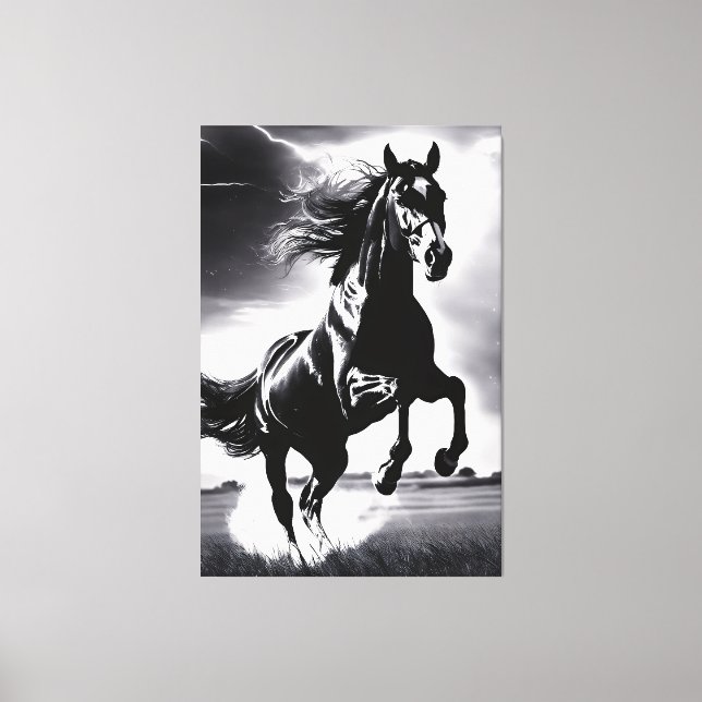 The Stallion Stud Leinwanddruck (Vorderseite)