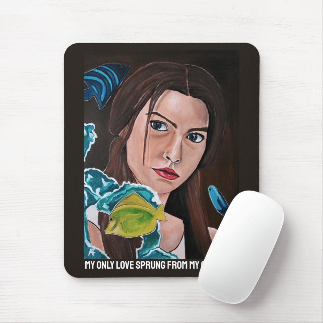 The Star-Crossed Lover Painting by Alfred Fox Mousepad (Mit Mouse)