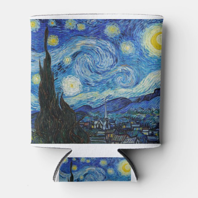 The Starry Night (1889) by Vincent Van Gogh Dosenkühler (Vorderseite)